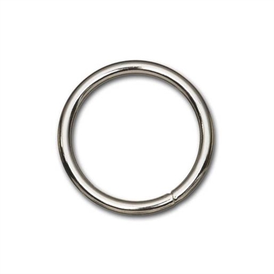 Metalring Ø 25/31 mm, Forniklet - leveres til døren fra Aktivslivern.dk