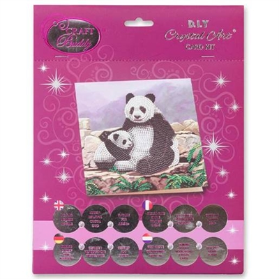 Diamond Painting Kit, Panda - leveres til døren fra Aktivslivern.dk