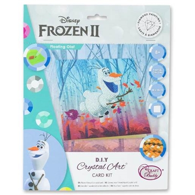 Diamond Painting Kit, Floating Olaf - leveres til døren fra Aktivslivern.dk