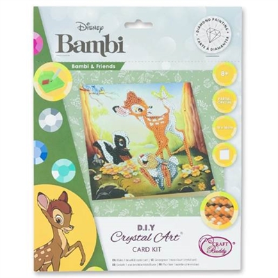 Diamond Painting Kit, Bambi - leveres til døren fra Aktivslivern.dk