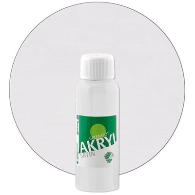 Greenspot Akryl Satin hobbymaling, Hvid - leveres til døren fra Aktivslivern.dk