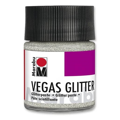 Glitterpasta 50 ml, Sølv - leveres til døren fra Aktivslivern.dk