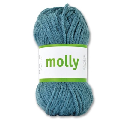 Molly, akrylgarn - Azurblå