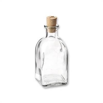 Glasflaske med kork, 250 ml - leveres til døren fra Aktivslivern.dk