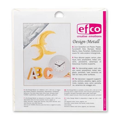 Efco Design Bladmetal, Guld - leveres til døren fra Aktivslivern.dk