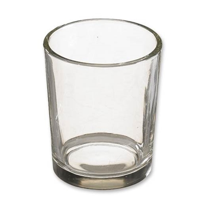 Glas fyrfadsstage, 65 x Ø55 mm - leveres til døren fra Aktivslivern.dk