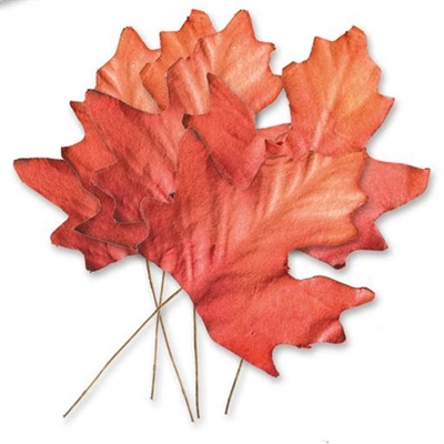 Dekorations Efterårsblade, Rød - leveres til døren fra Aktivslivern.dk