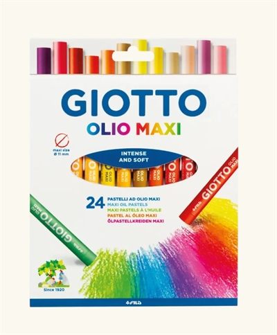 Oliepastelkridt Giotto Olio - 24 stk