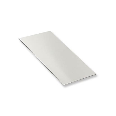 Sølvplade, 10x5 cm, 0,7 mm - leveres til døren fra Aktivslivern.dk