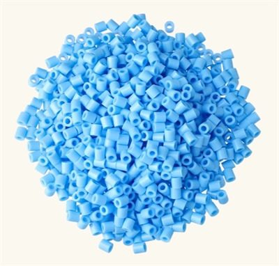 Nabbi Rørperler 1100 stk. - Pastelblå
