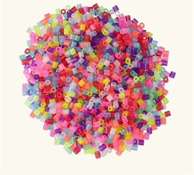 Nabbi Rørperler 5.000 stk - Glitter