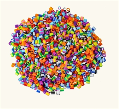Nabbi rørperler 5000 stk. stribet