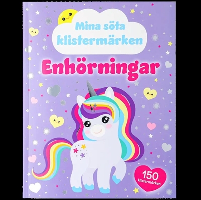 Mina söta klistermärken: Enhörningar