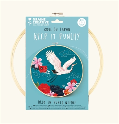 Punch Needle, Japan - Komplet sæt Ø25cm