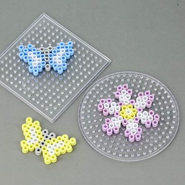 Forårsblomster og sommerfugle af rørperler, DIY Påskepynt