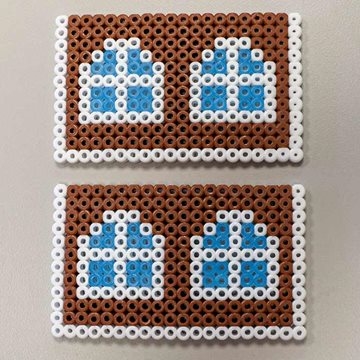 Honningkagehus af rørperler