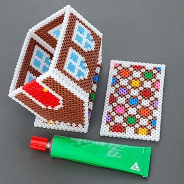 Honningkagehus af rørperler