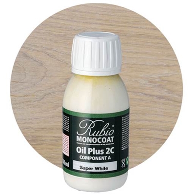 Rubio Monocoat Oil Plus 2C, Super White - leveres til døren fra Aktivslivern.dk