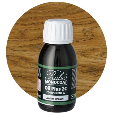 Rubio Monocoat Oil Plus 2C, Castle Brown - leveres til døren fra Aktivslivern.dk