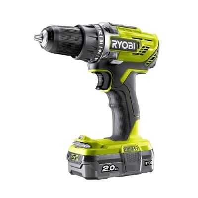 Ryobi bore-/skruemaskine R18DD3-120S One+ 18V - leveres til døren fra Aktivslivern.dk